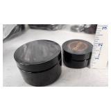 Plastic Cosmetic Containers in Various Sizes and Quantities - 26 of the larger ones, 18 Shorts, Lids Not Counted