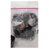 Plastic Cosmetic Containers in Various Sizes and Quantities - 26 of the larger ones, 18 Shorts, Lids Not Counted