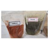 Lot of Herbal Ingredients including Safflower, Chlorella, Black Walnut Hull, Madder Root