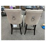 Safavieh Eleni Tufted Wing Back Barstool (Set of 2) - MSRP $545