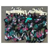 12 Large Black Womens Swimsuits - MSRP $540
