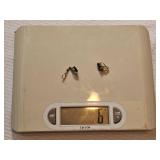 14K Yellow Gold Amethyst Teardrop  Clipon Earrings