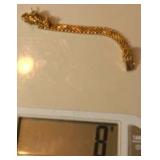 14K Yellow Gold Basketweave Bracelet ~ 8g