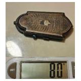 Sterling Silver Victorian Compact Purse, as ~ 80g