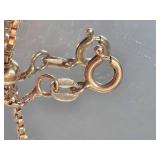 14K Yellow Gold Ball on Rope Bracelets ~ 5g