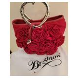 Brighton Merlot Rose Bouquet Handbag