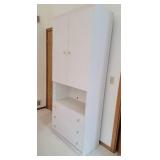 White Laminate Wardrobe Dresser