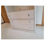White Laminate Wardrobe Dresser