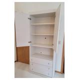 White Laminate Wardrobe Dresser