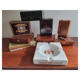 Macanudo Cigar Ashtray * Lighter * Cigar Boxes