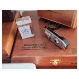Macanudo Cigar Ashtray * Lighter * Cigar Boxes