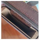 Cigar Humidor and Cedar Lined Leather Cigar Case