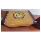 Cigar Humidor and Cedar Lined Leather Cigar Case