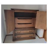 Vintage Bassett Wardrobe Dresser