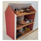 Vintage Doll House with Furnishings