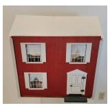Vintage Doll House with Furnishings