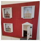 Vintage Doll House with Furnishings