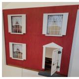 Vintage Doll House with Furnishings