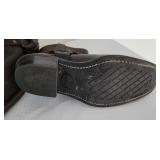 Frye Brown Leather Moto Boots ~ size 7.5