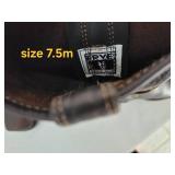 Frye Brown Leather Moto Boots ~ size 7.5