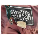 Vintage Evergreen Velvet Paisley Maxi Dress ~ size 6