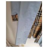 Burberry Robins Egg Blue Light Coat ~ L/XL
