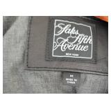 Saks Fifth Avenue Dark Brown Leather Jacket ~ size M
