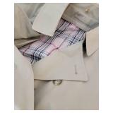 Classic Double Breasted Lined Trench Coat ~ 40R