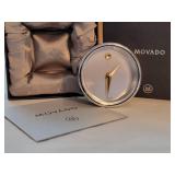 Movado Desk Clock with Box