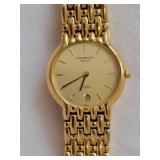 Raymond Weill 18K Gold EP Dress Wristwatch
