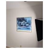 Framed Exhibition Poster Impressionist to Early Modern Paintings from the U.S.S.R.