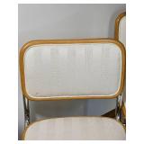 Marcel Breuer Cesca Style Cantilever Dining Chairs ~ set of 4