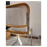 Marcel Breuer Cesca Style Cantilever Dining Chairs ~ set of 4