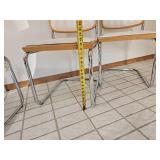 Marcel Breuer Cesca Style Cantilever Dining Chairs ~ set of 4