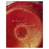 Murano Art Glass Spiral Vase, Artist Signed