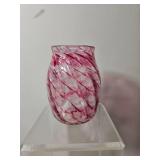 Signed Art Glass Vase by Peter Zelle