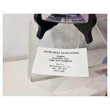 Hand-Blown Art Glass Charger Platter by Peter Zelle