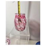 Signed Art Glass Vase by Peter Zelle