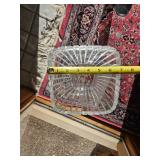 Orrefors Swedish Crystal Ribbed Bowl