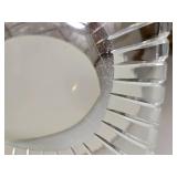 Orrefors Swedish Crystal Ribbed Bowl