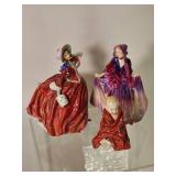 Group of Royal Doulton Hand-Painted Porcelain Figures