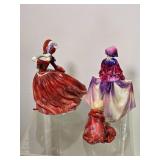 Group of Royal Doulton Hand-Painted Porcelain Figures