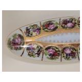 Royal Vienna Gilt Porcelain Serving Platters, pair