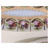 Royal Vienna Gilt Porcelain Serving Platters, pair