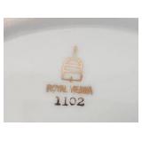 Royal Vienna Gilt Porcelain Serving Platters, pair