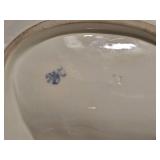 C.T. Altwasser Porcelain Butterfly-Handled Divided Serving Dish