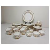 Royal Chelsea "Almond Willow" Bone China Dinnerware Set