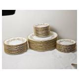 Royal Chelsea "Almond Willow" Bone China Dinnerware Set