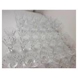 Vintage Cut Glass Stemware