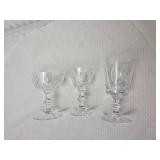 Vintage Cut Glass Stemware